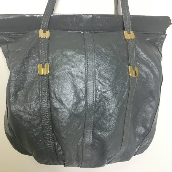 Vintage Grey Handbag Purse - Picture 2 of 9